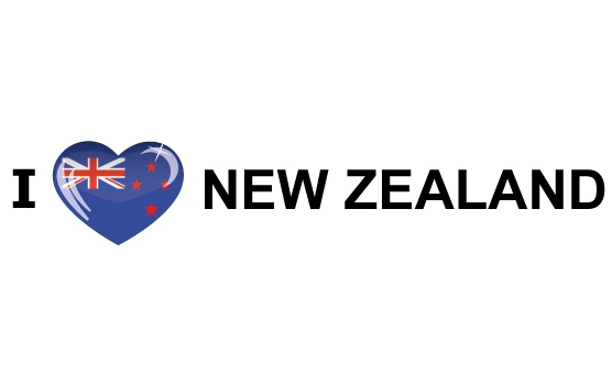 Koffer stickers I Love New Zealand
