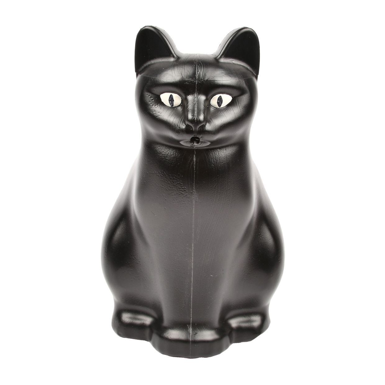 Kunststof dieren gieter poes-kat zwart 3 liter