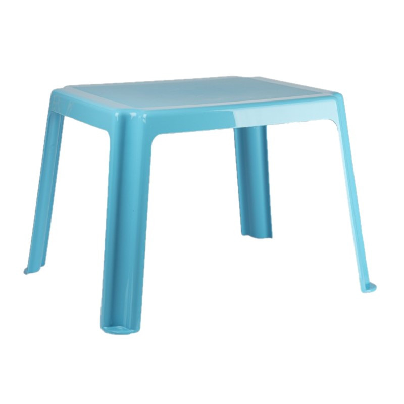 Kunststof kindertafel licht blauw 55 x 66 x 43 cm