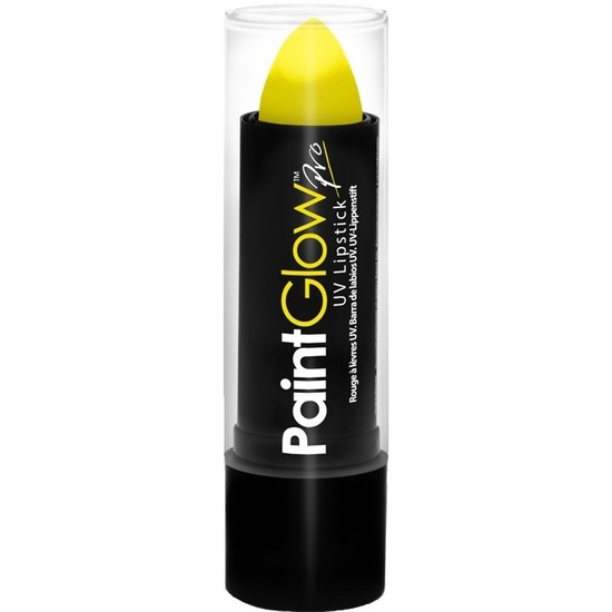 Lippenstift-Lipstick neon geel UV-blacklight 5 gram schmink-make-up