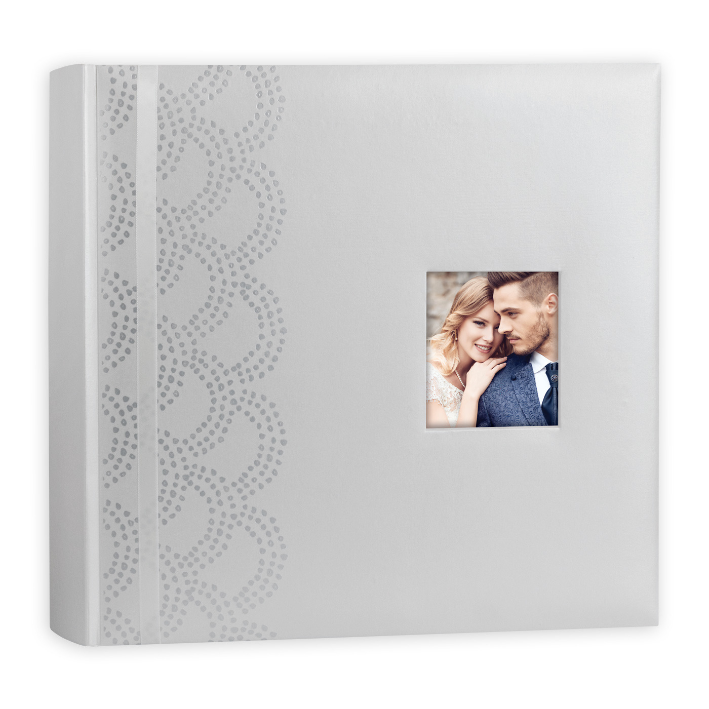 Luxe fotoboek-fotoalbum Anais bruiloft-huwelijk met 50 paginas wit 32 x 32 x 5 cm