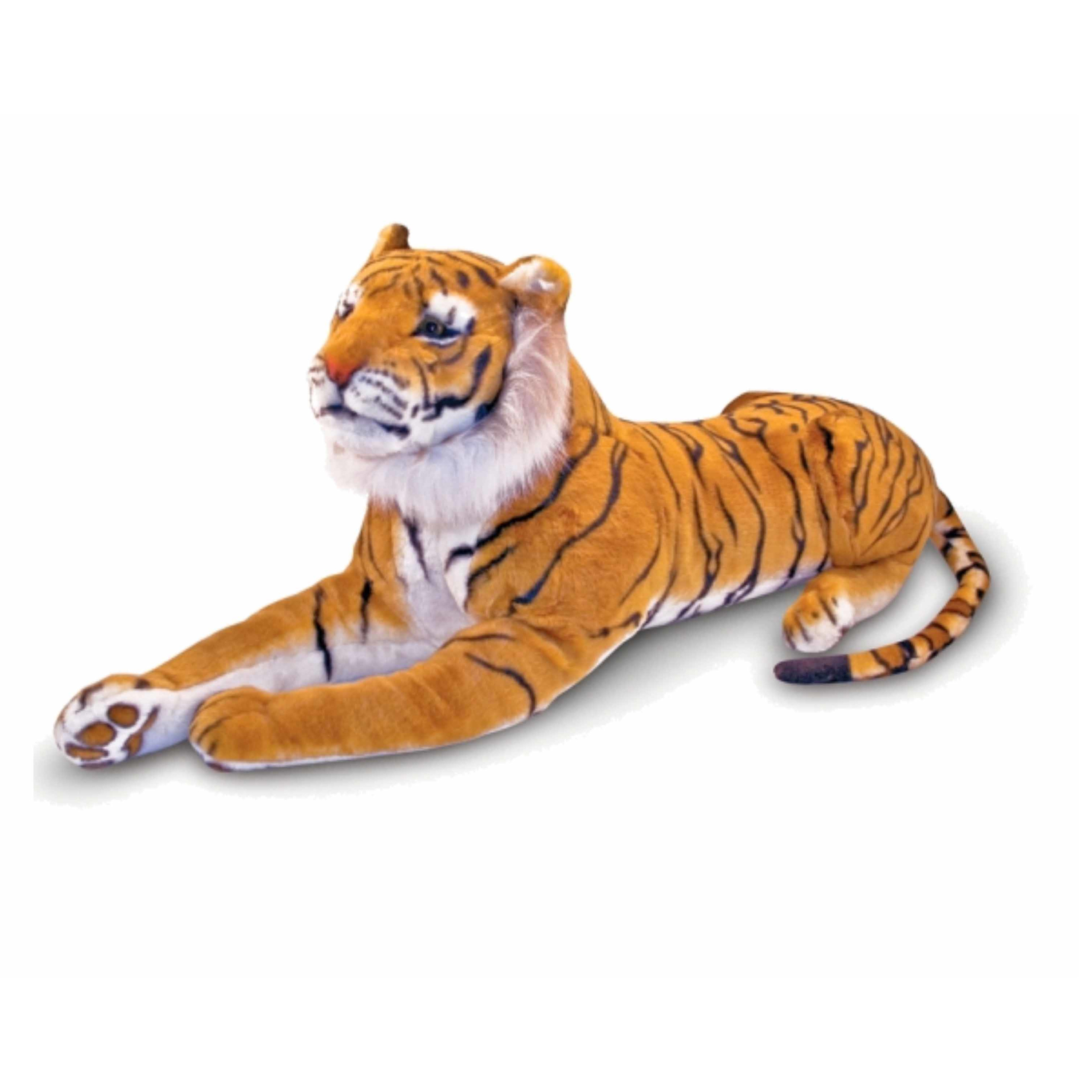 Mega tijger van pluche 100 cm