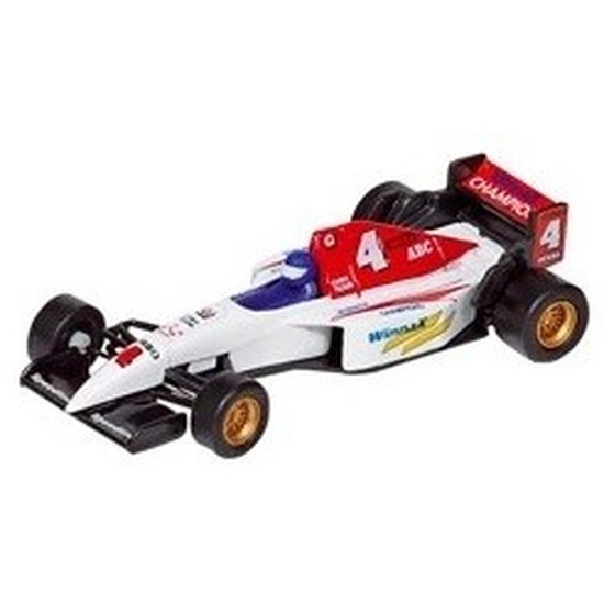 Model auto Formule 1 wagen wit 10 cm