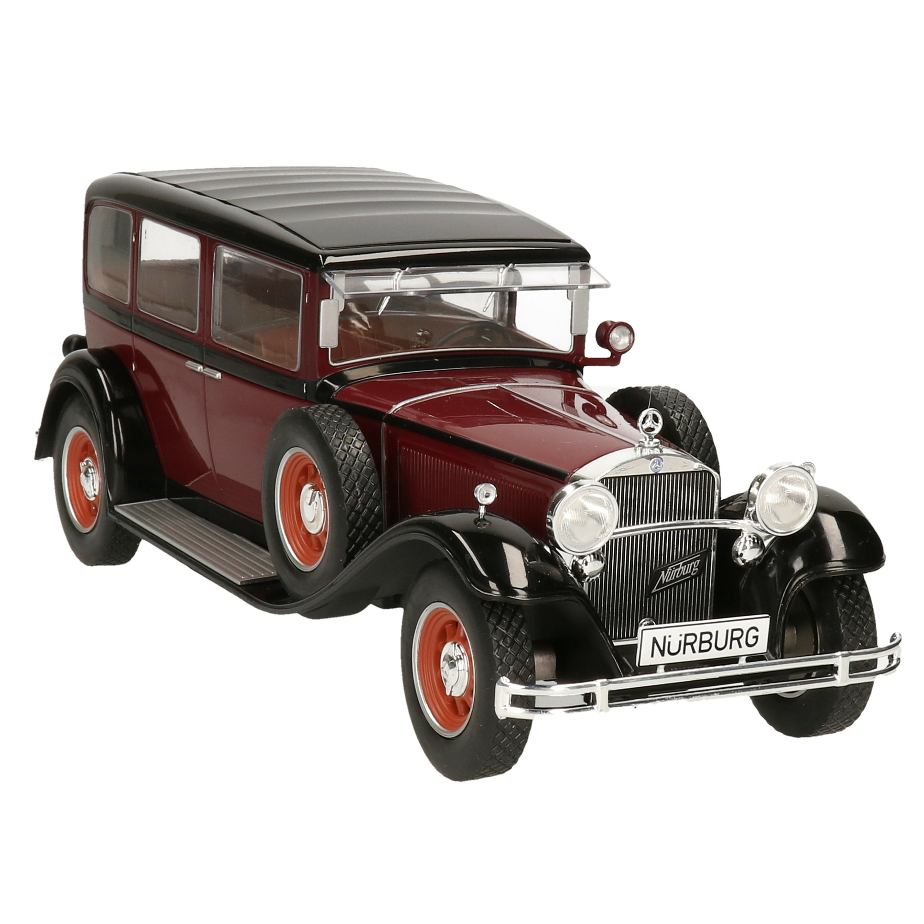 Modelauto-schaalmodel Mercedes-Benz Typ Nurburg 460 1928 schaal 1:18-28 x 9 x 11 cm
