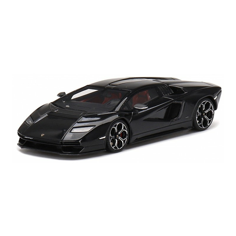 Modelauto-speelgoedauto Lamborghini Countach zwart schaal 1:18-27 x 11 x 6 cm
