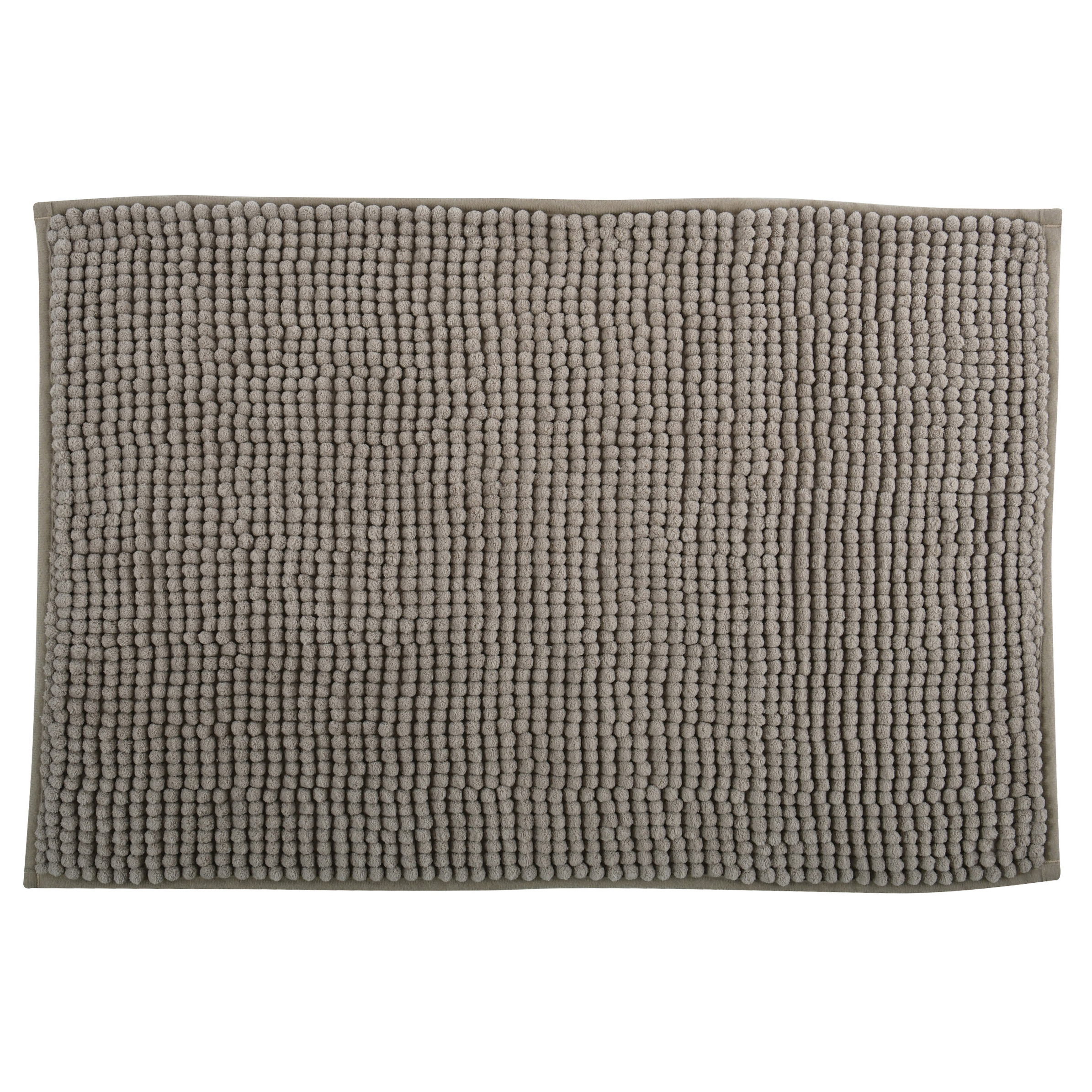 MSV Badkamerkleedje-badmat tapijt voor op de vloer beige 50 x 80 cm