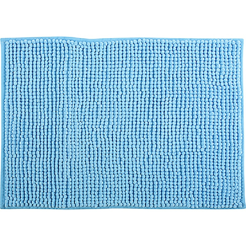 MSV Badkamerkleedje-badmat tapijt voor op de vloer lichtblauw 50 x 80 cm