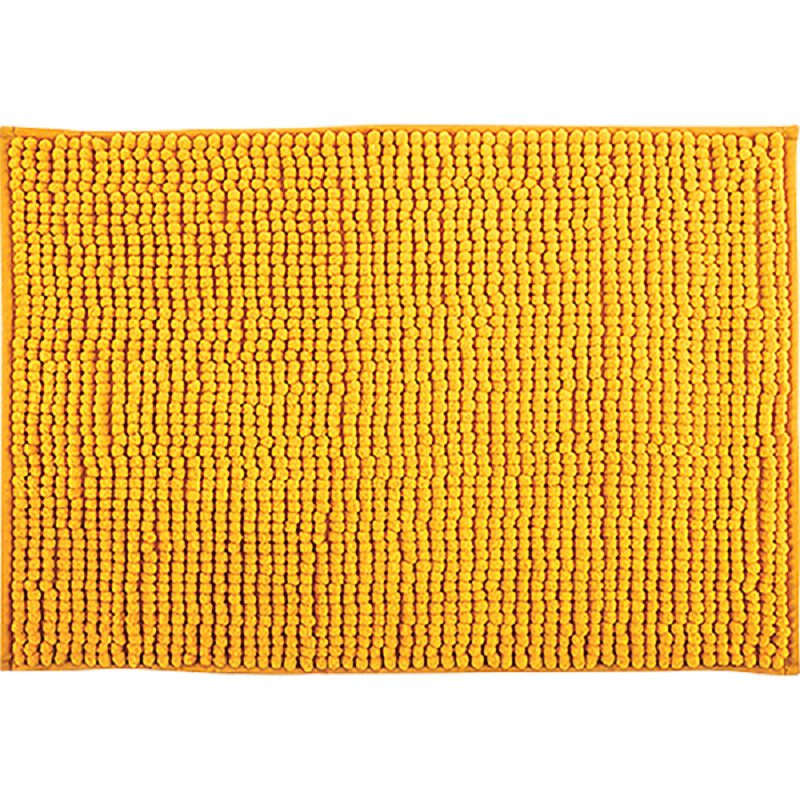 MSV Badkamerkleedje-badmat tapijt voor op de vloer saffraan geel 50 x 80 cm