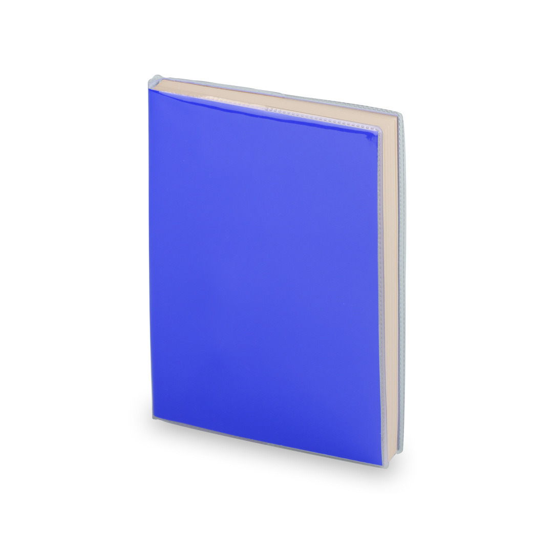 Notitieblokje zachte kaft blauw 10 x 13 cm