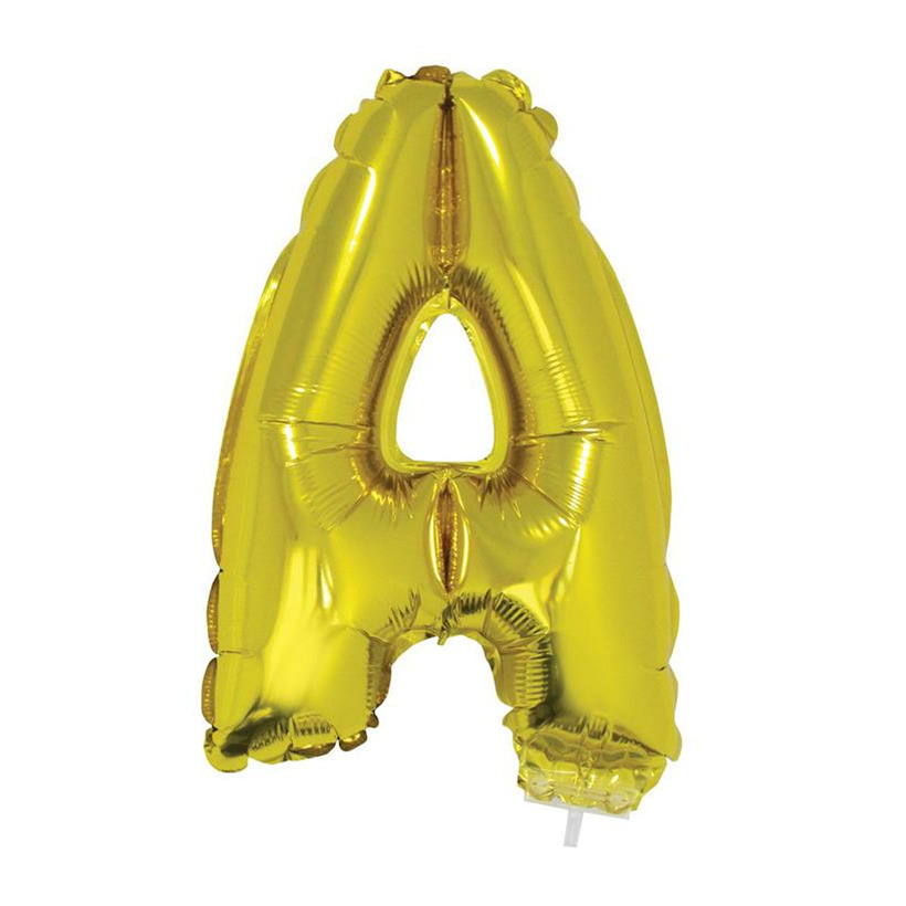 Opblaasbare letter ballon A goud