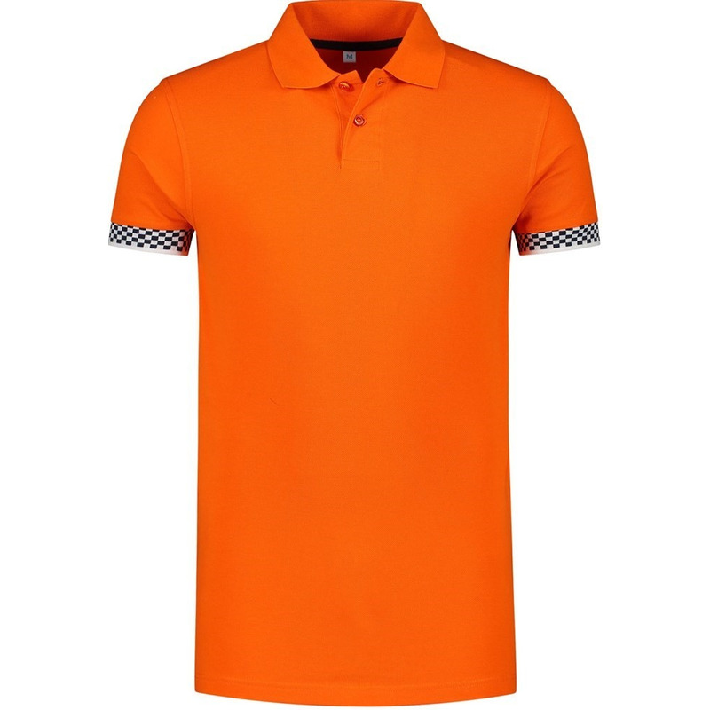 Oranje Holland/Nederland racing poloshirt voor heren