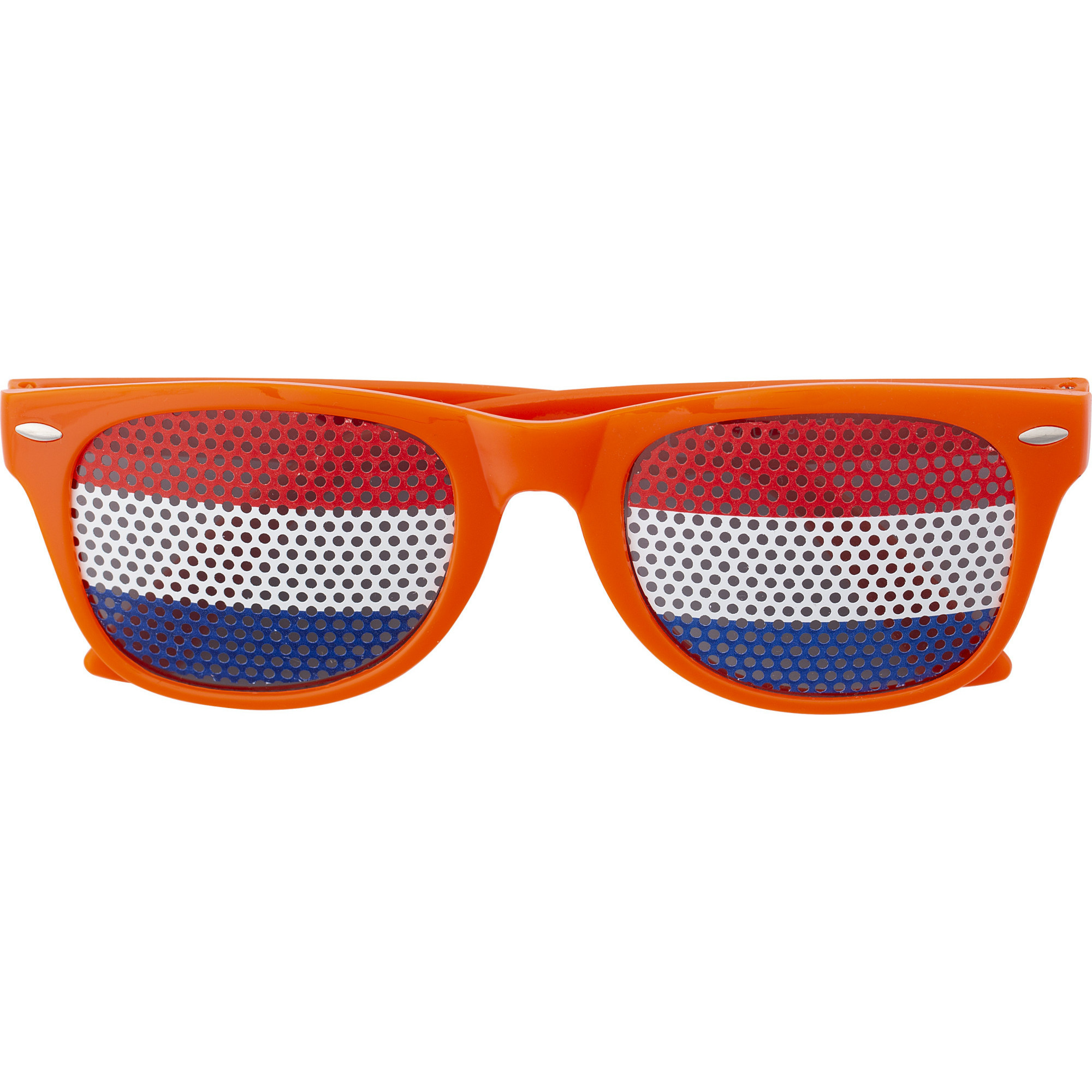 Oranje thema Koningsdag feest-party bril voor volwassenen