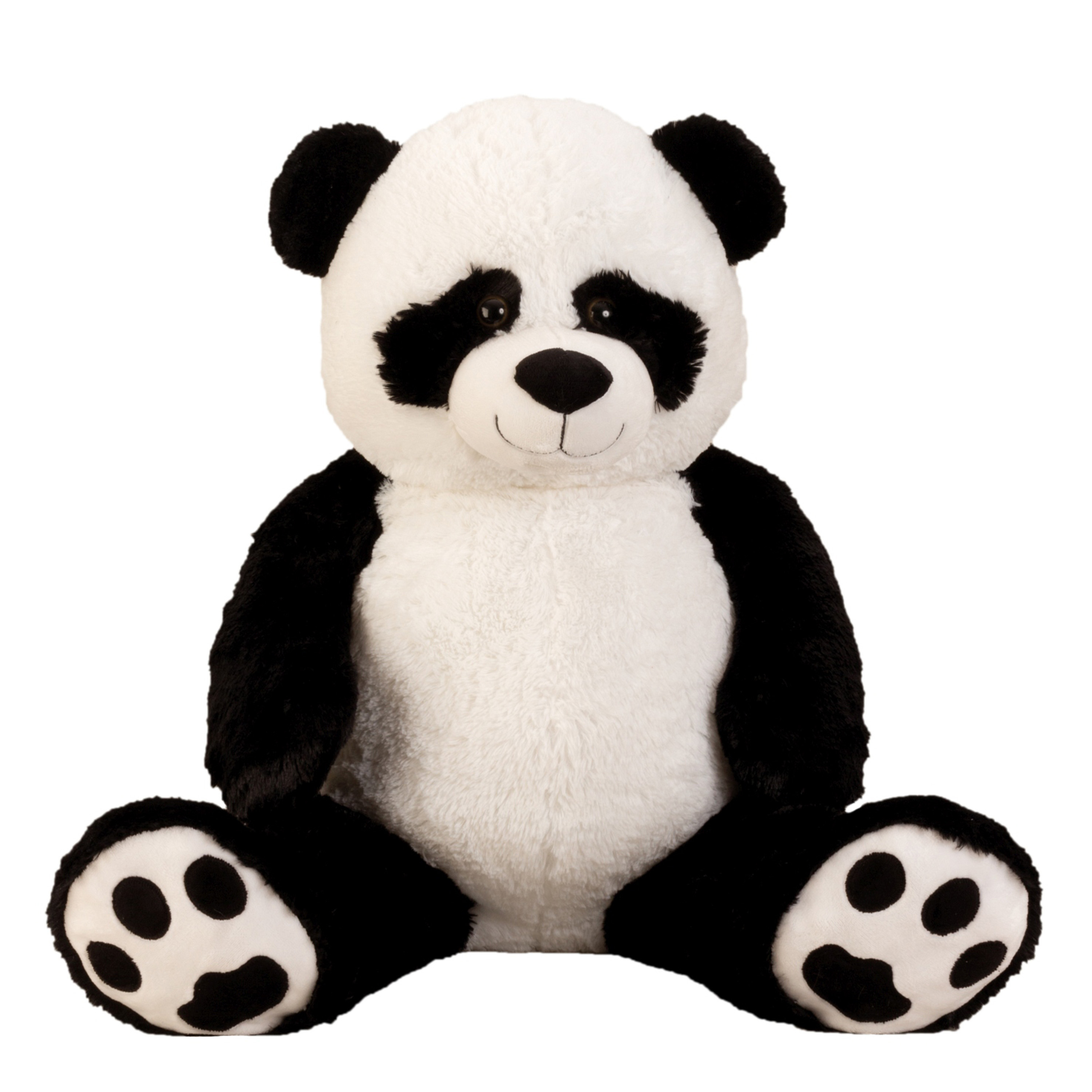 Panda beer knuffel van zachte pluche 57 cm zittend-100 cm staand
