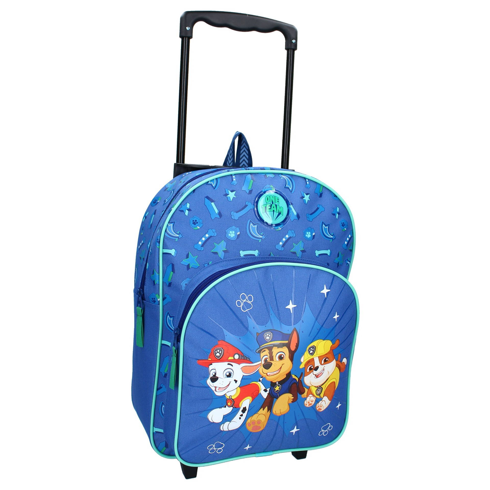 Paw Patrol handbagage reiskoffer-trolley-rugzak 38 cm voor kinderen