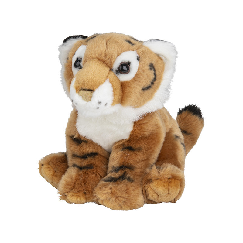 Pluche Bruine tijger knuffel van 22 cm