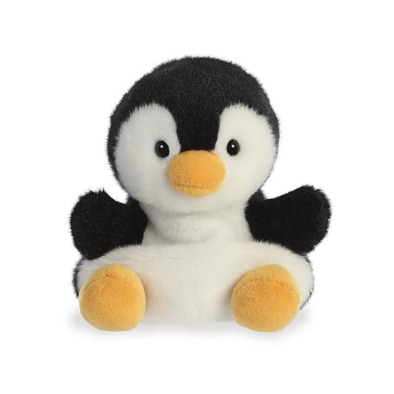 Pluche dieren knuffels pinguin van 13 cm