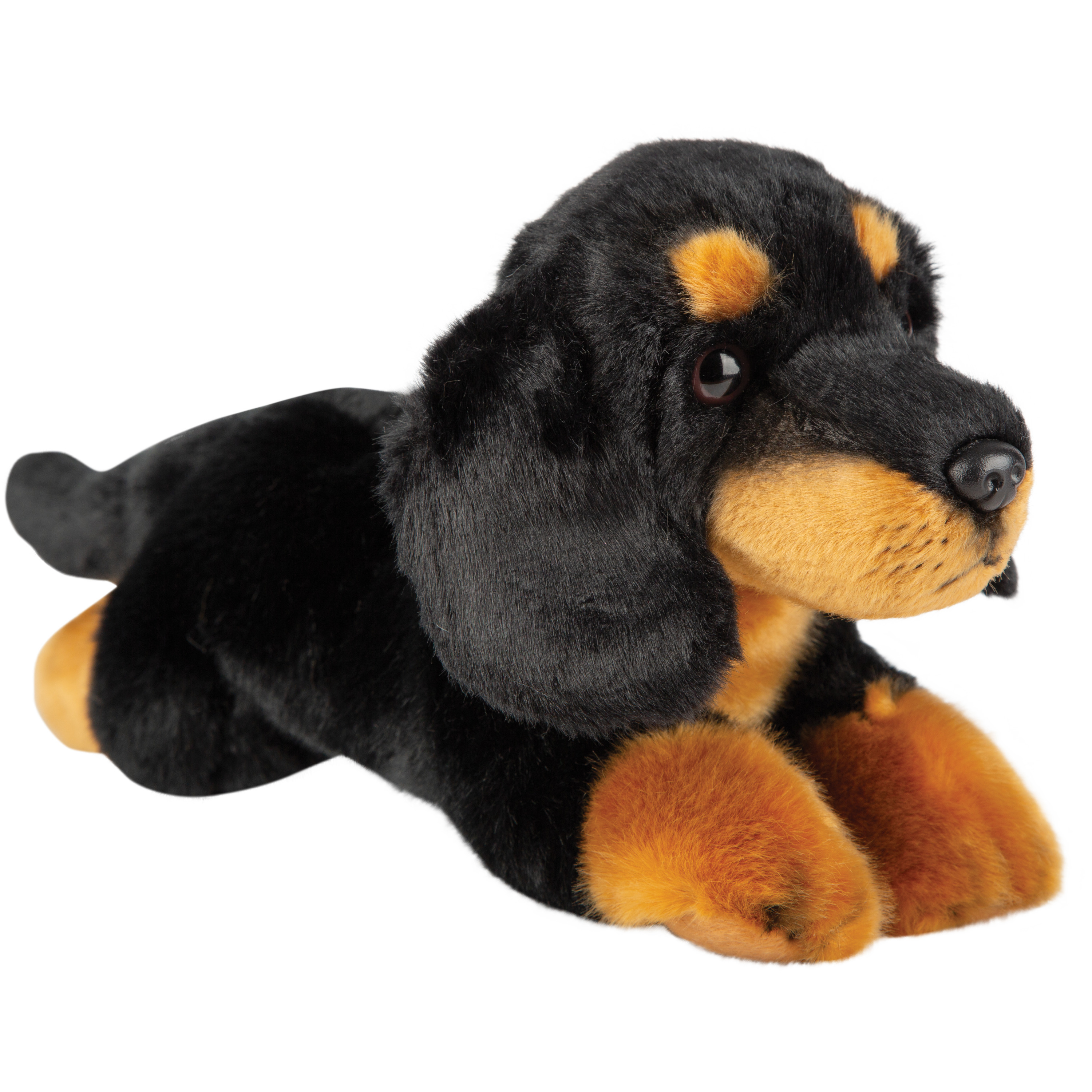Pluche knuffel dieren zwarte Tekkel hond 30 cm