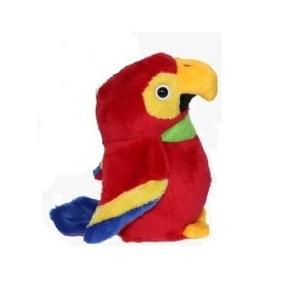 Pluche rode ara papegaai knuffels 15 cm