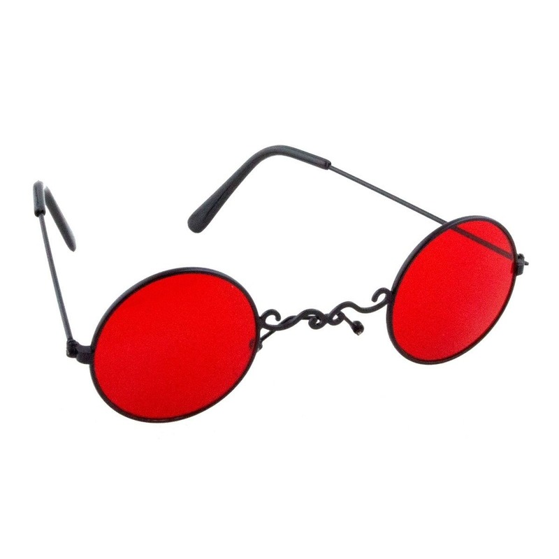 Rode vampier feestbril voor volwassenen