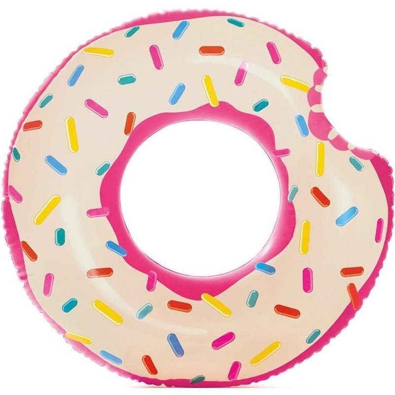 Roze donut zwemband