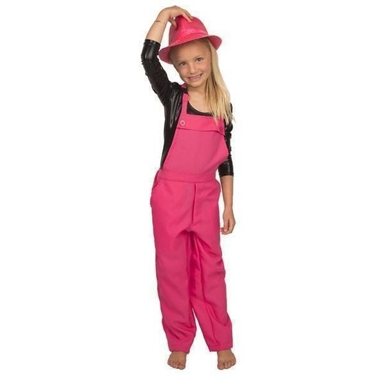 Roze verkleed overall voor kinderen
