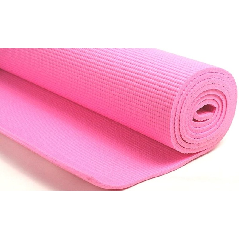 Roze yogamat-sportmat 180 x 60 cm
