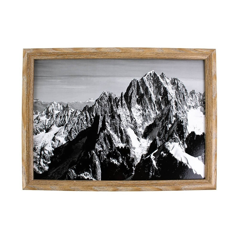 Schootkussen-laptray Mont Blanc gebergte print 43 x 33 cm