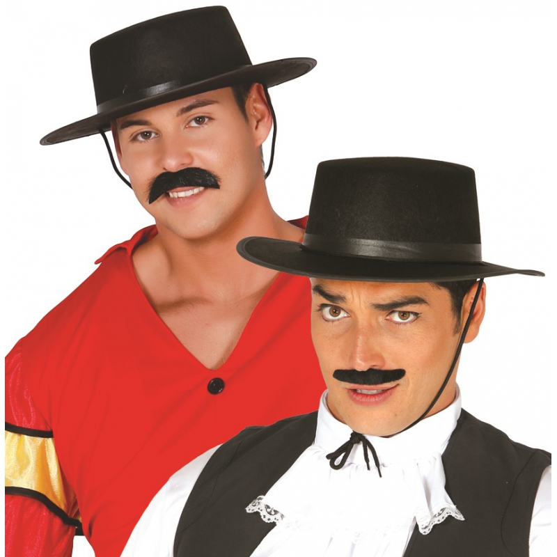 Spaanse heren hoed zwart