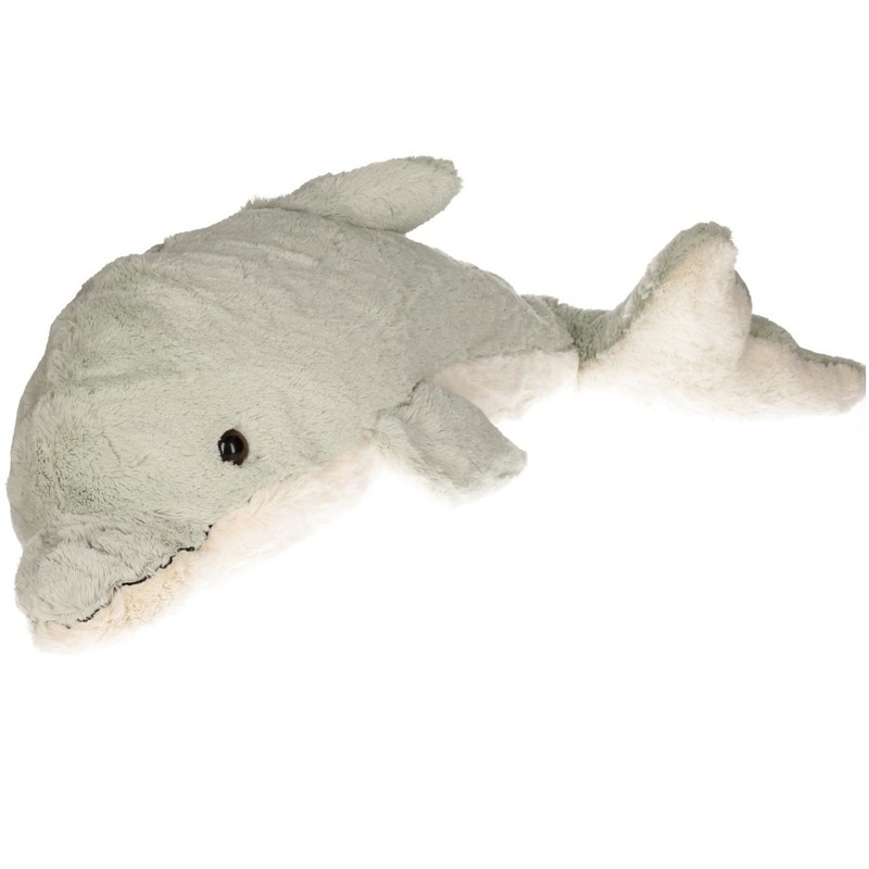 Speelgoed knuffel grote dolfijn 78 cm