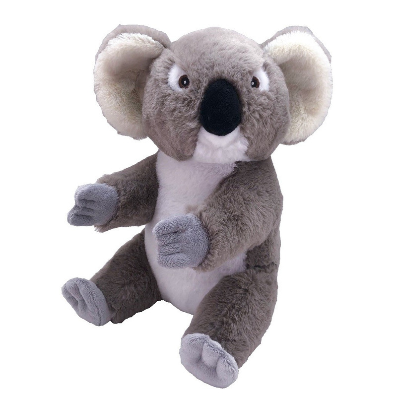 Speelgoed knuffel koala beertje grijs 30 cm