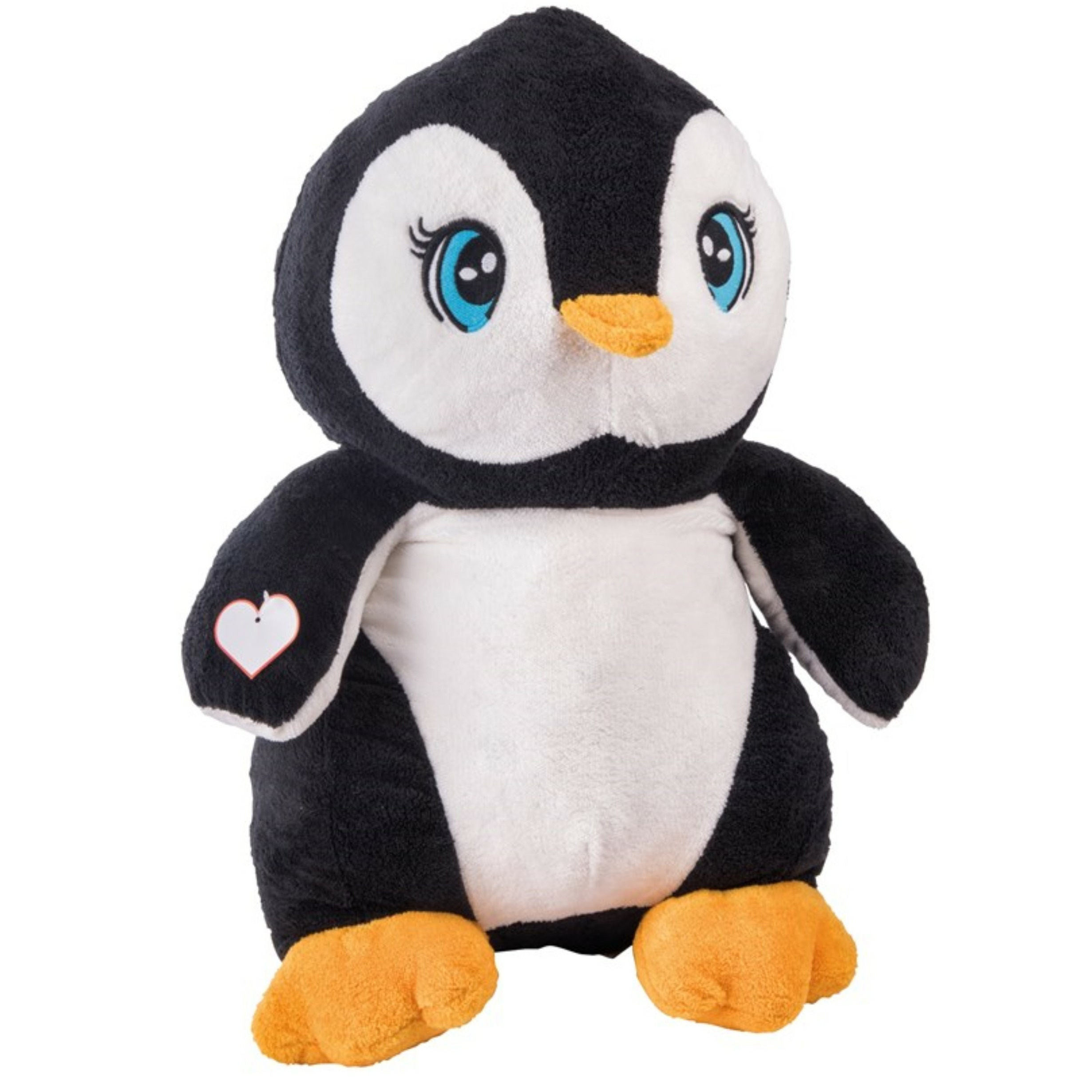 Speelgoed Knuffel Pinguin van zachte pluche groot formaat 60 cm
