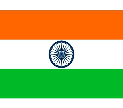 Stickers van de indiase vlag