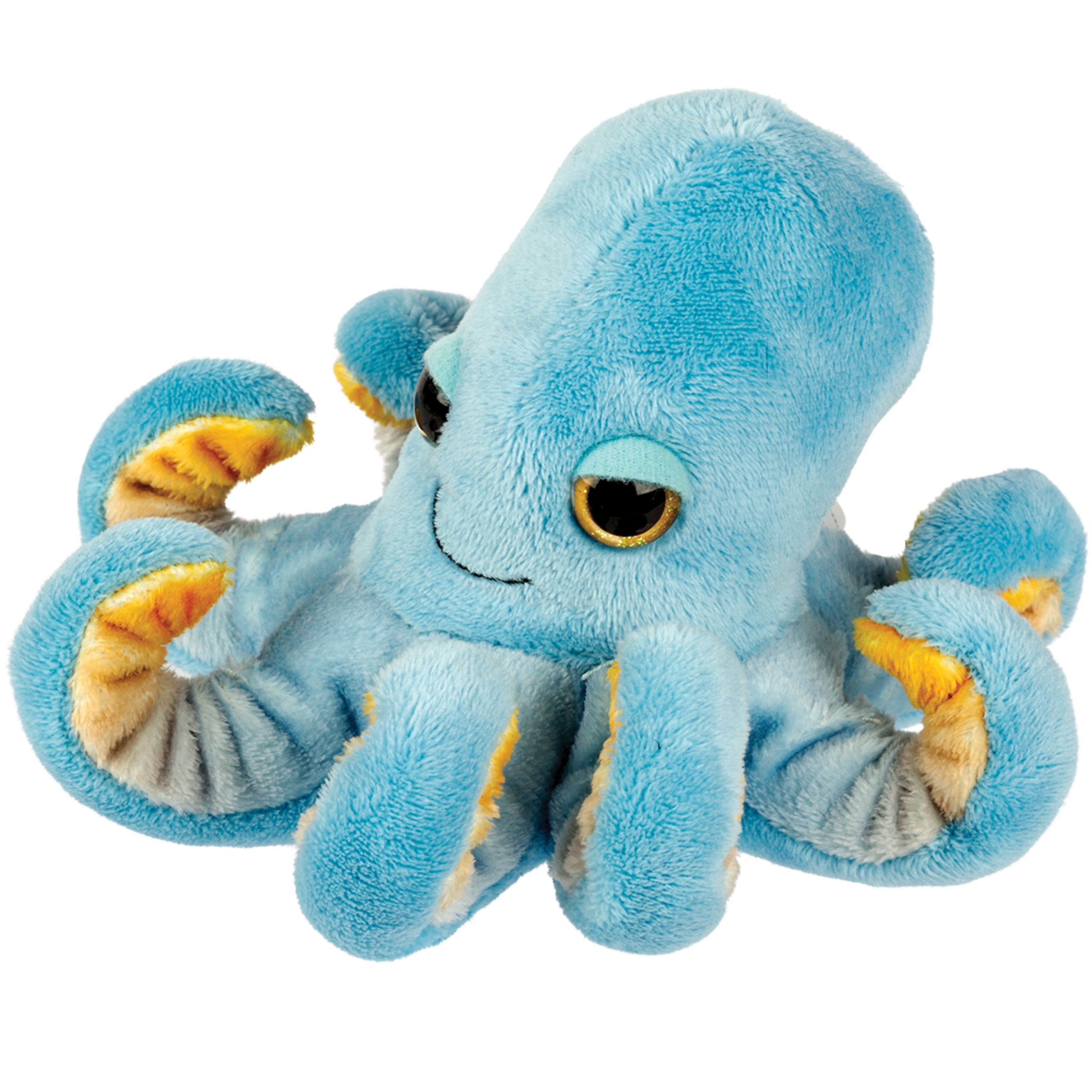 Suki Gifts pluche inktvis-octopus knuffeldier cute eyes blauw 22 cm