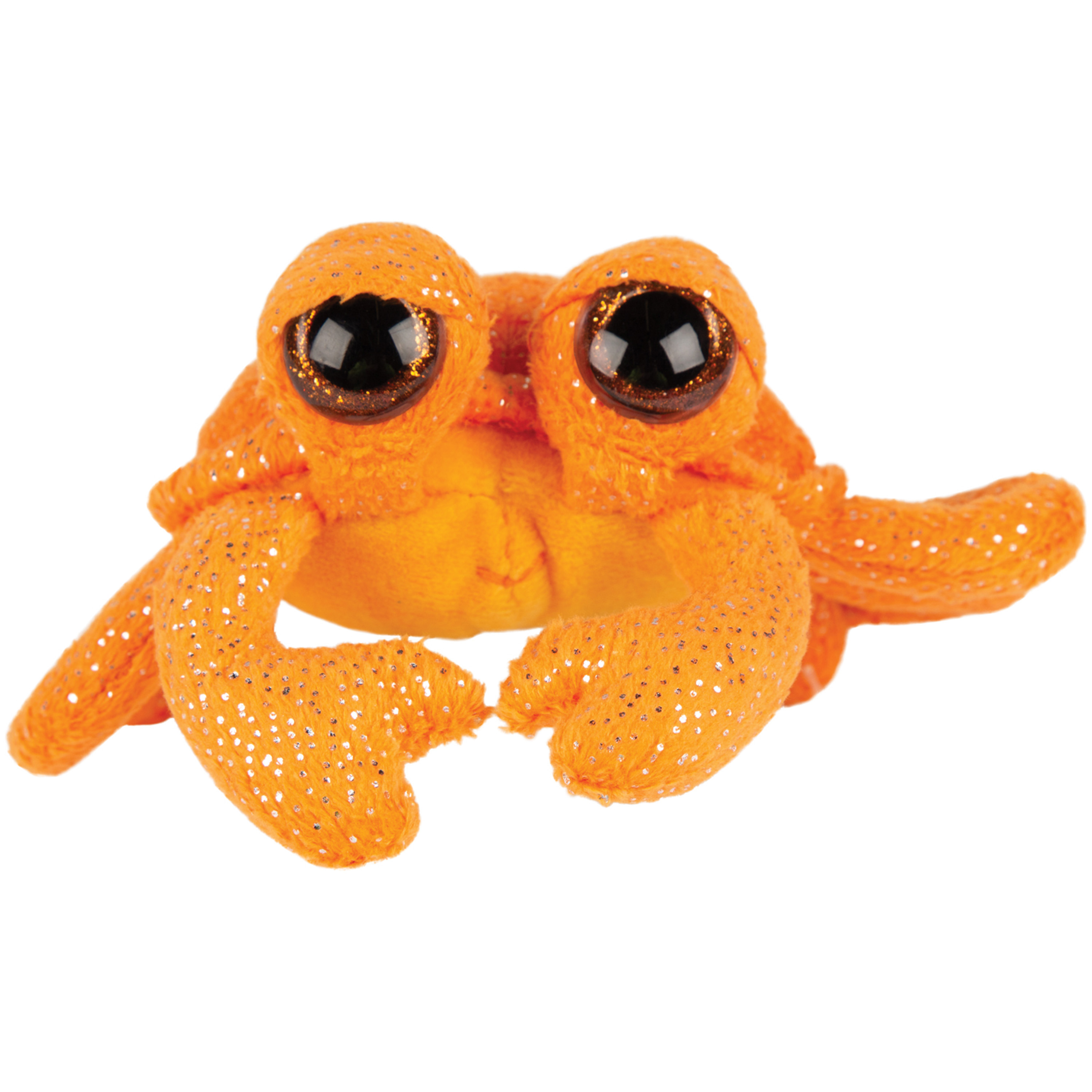 Suki Gifts pluche Krab knuffeldier cute eyes oranje 14 cm
