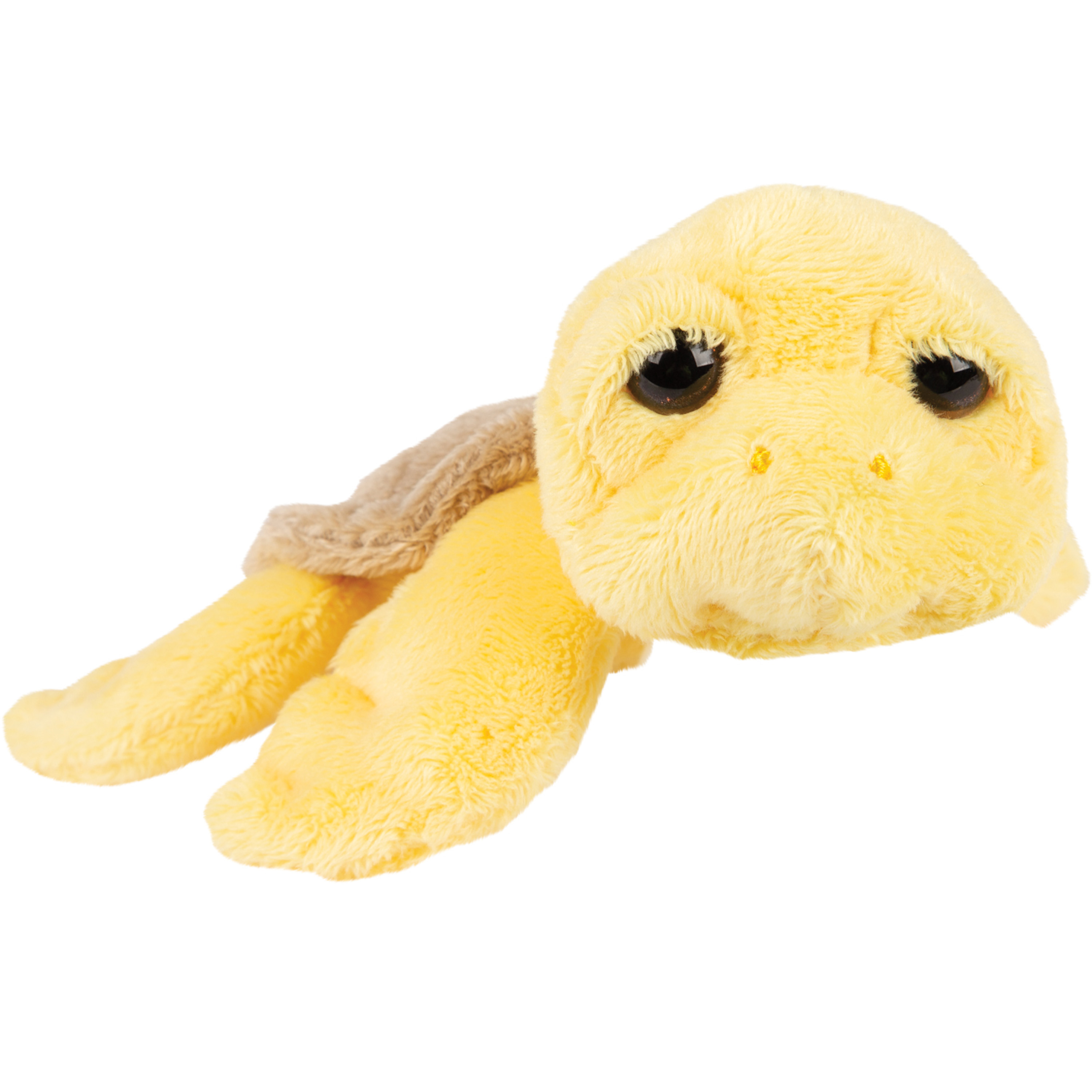 Suki Gifts pluche zeeschildpad Jules knuffeldier cute eyes geel 14 cm
