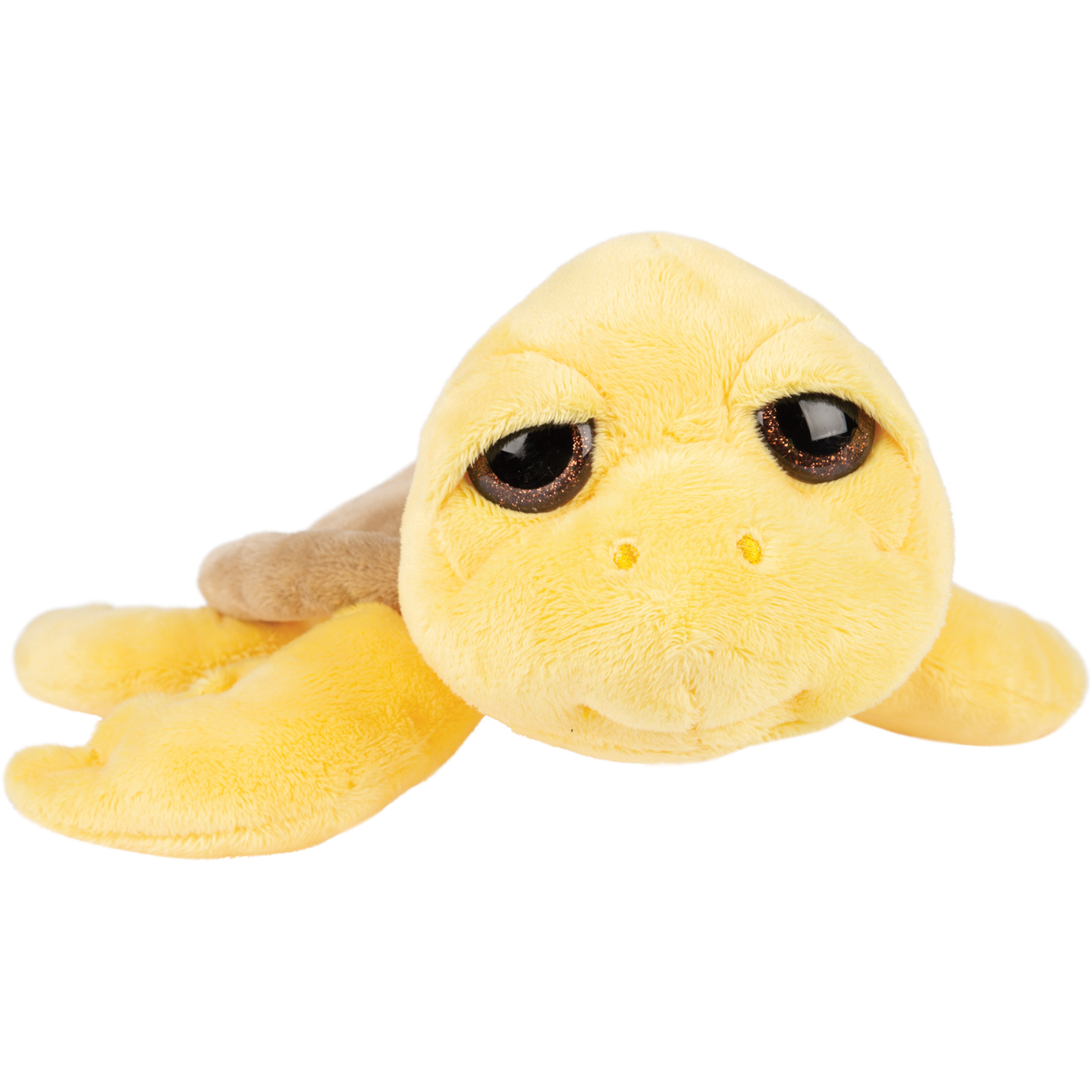 Suki Gifts pluche zeeschildpad Jules knuffeldier cute eyes geel 24 cm