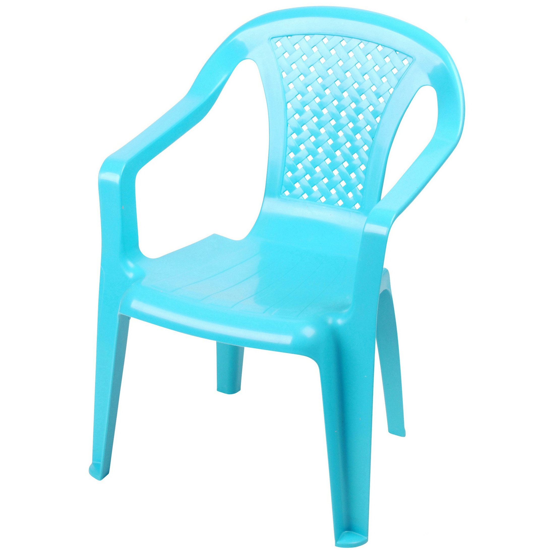Sunnydays Kinderstoel blauw kunststof buiten-binnen L37 x B35 x H52 cm