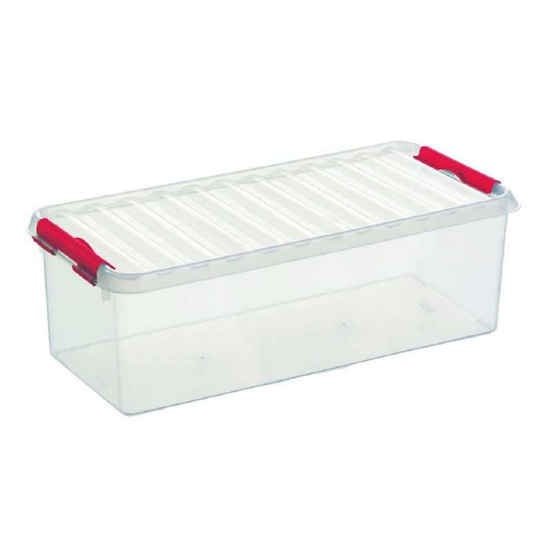 Sunware opbergbox-opbergdoos transparant 9,5 liter 48,5 x 19 x 14,7 cm