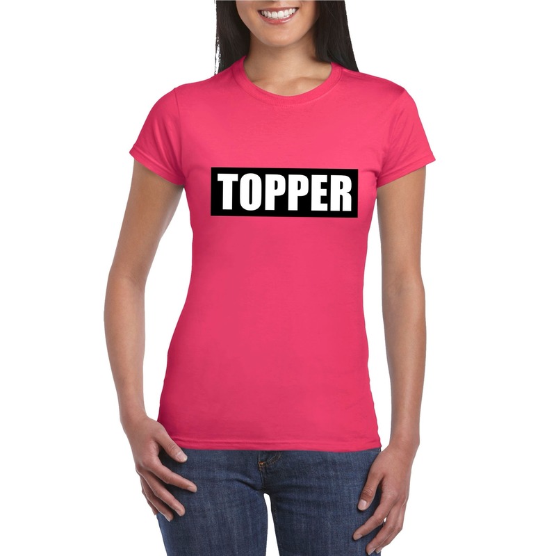 T-shirt roze Topper dames