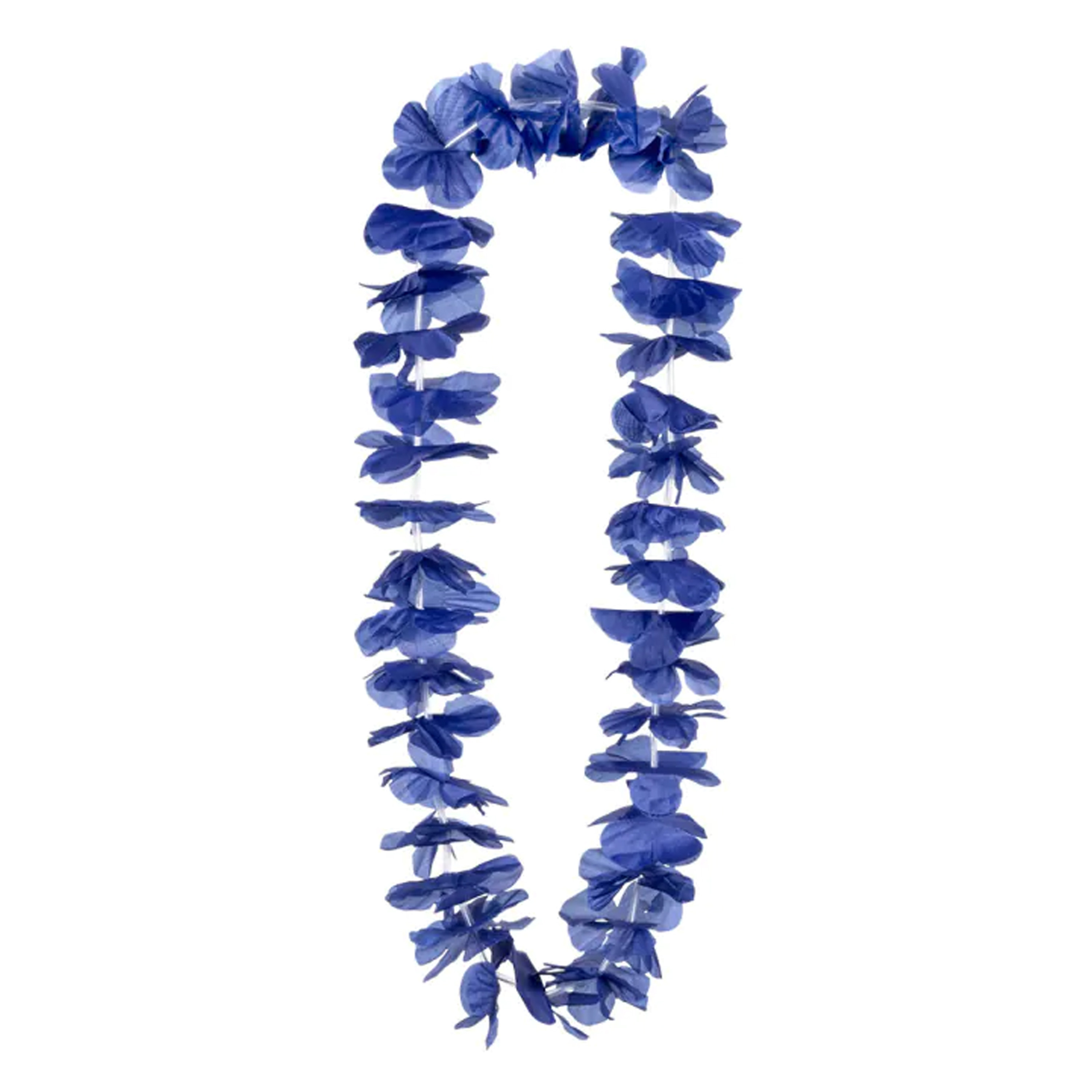 Toppers Hawaii krans-slinger Tropische kleuren blauw Bloemen hals slingers