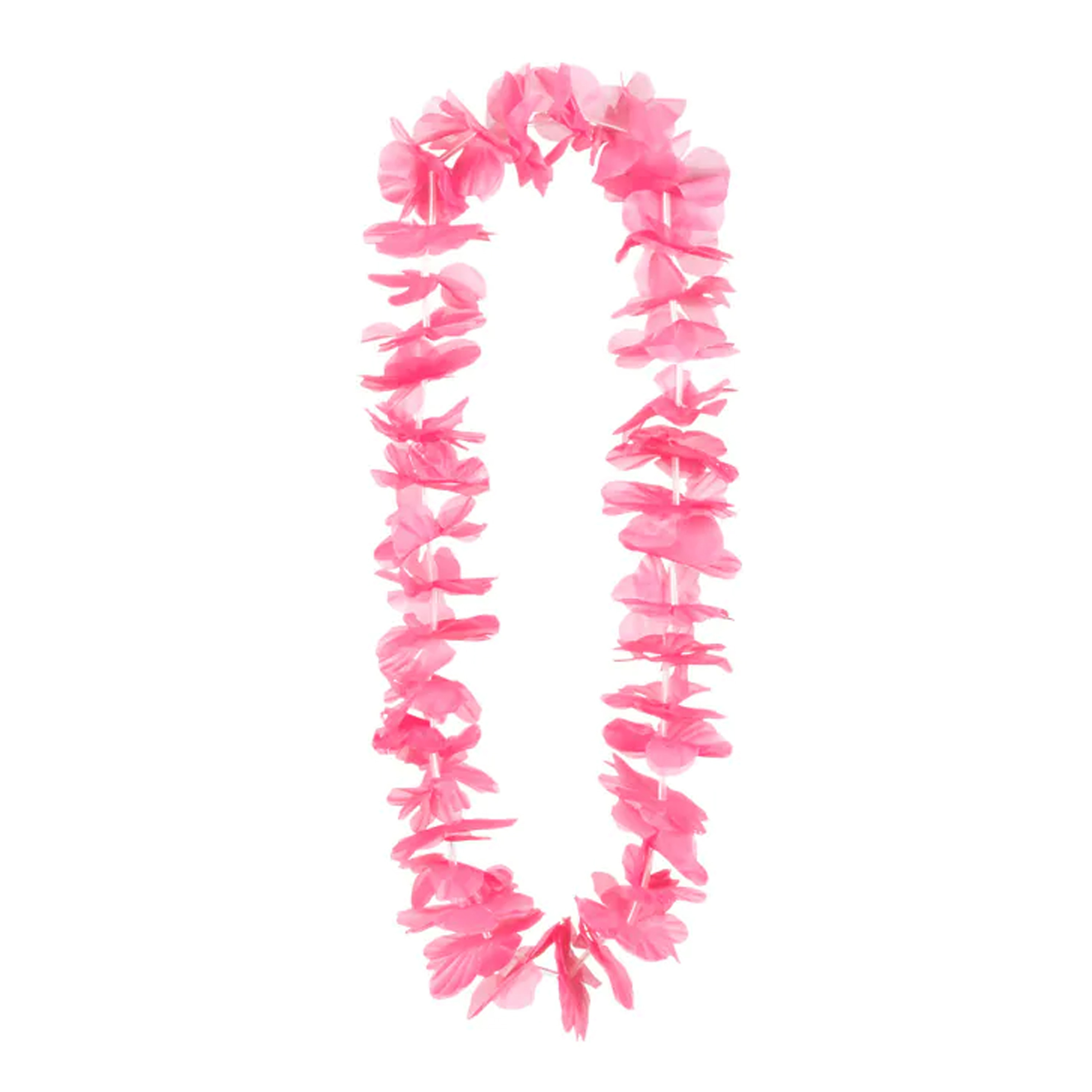 Toppers Hawaii krans-slinger Tropische kleuren roze Bloemen hals slingers