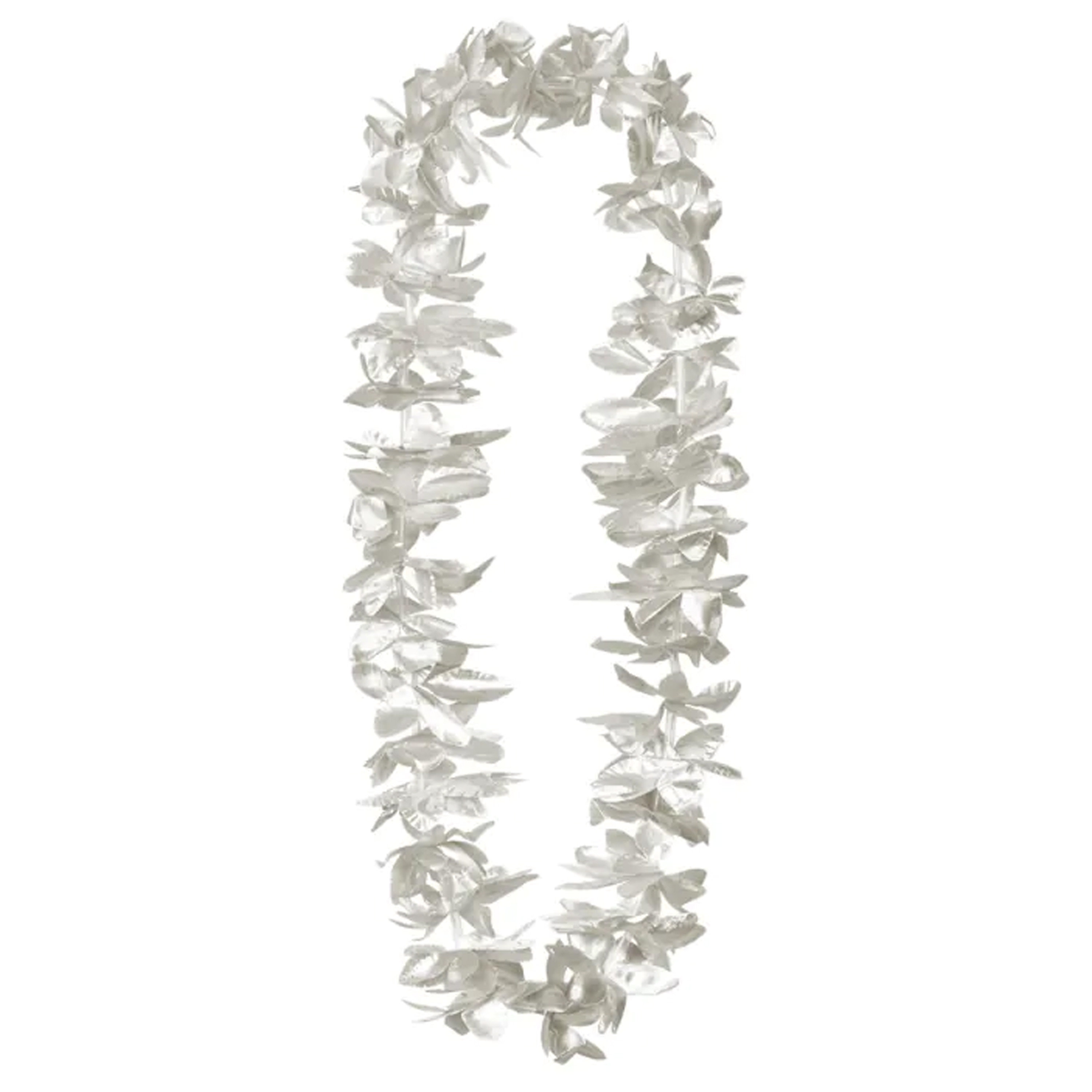 Toppers Hawaii krans-slinger Tropische kleuren zilver Bloemen hals slingers