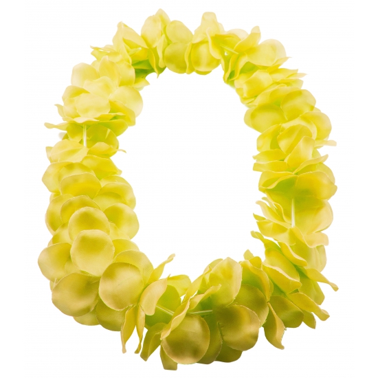 Toppers Hawaii kransen bloemen slingers neon geel