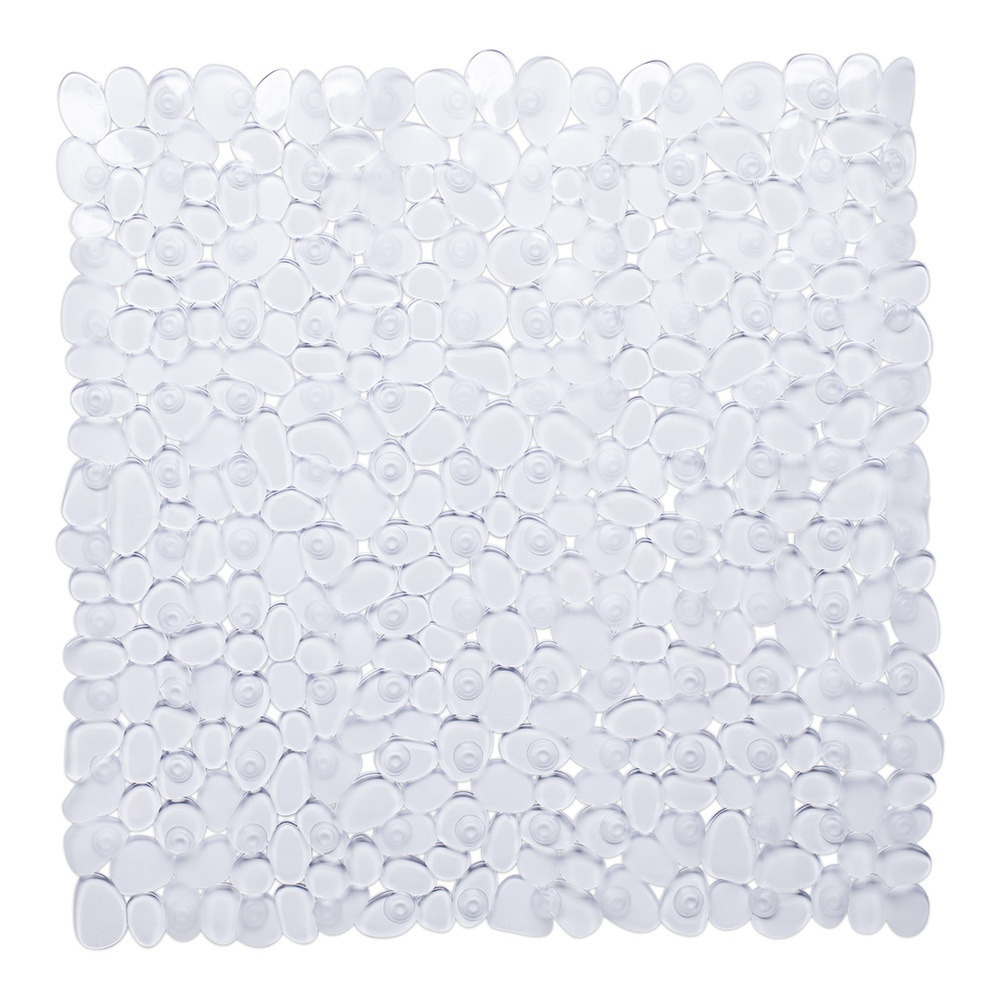 Transparante anti-slip douche mat 53 x 53 cm vierkant