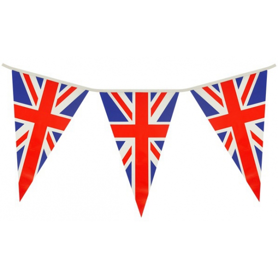 Union Jack-UK-Groot Brittanie vlaggenlijnen 7 meter