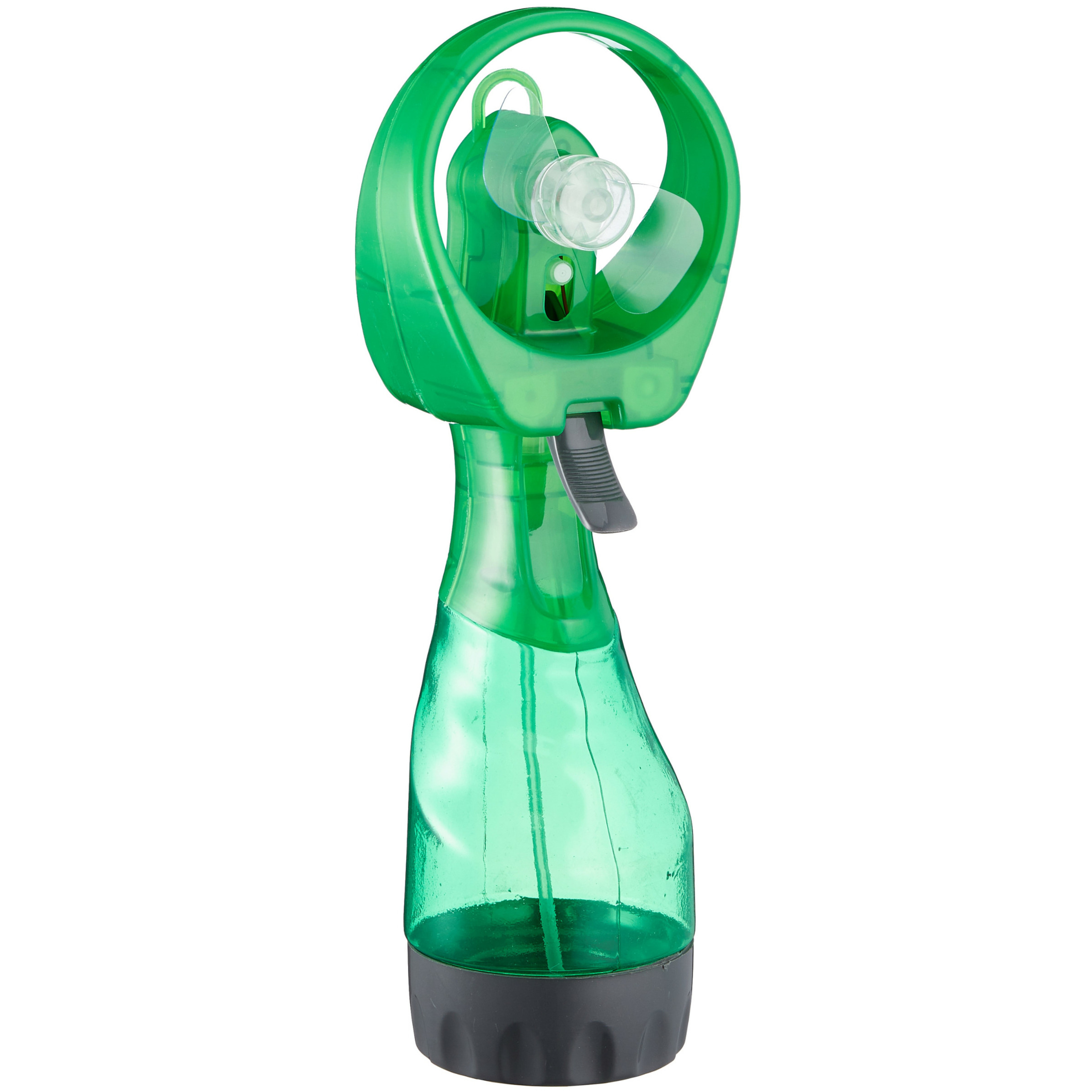 Ventilator-waterverstuiver voor in je hand Verkoeling in zomer 25 cm Groen