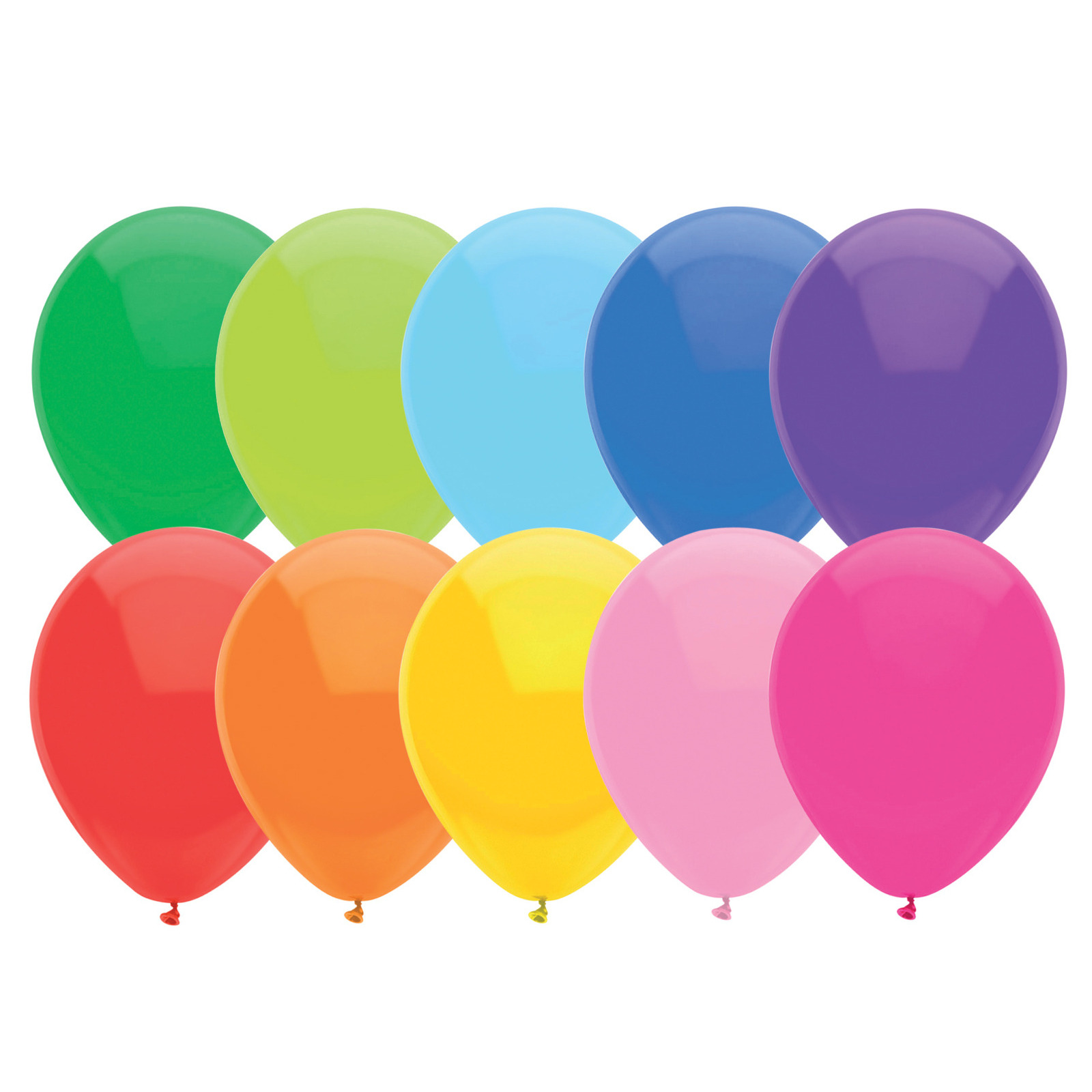 Verjaardag latex party ballonnen gekleurd 10x stuks formaat 30 cm