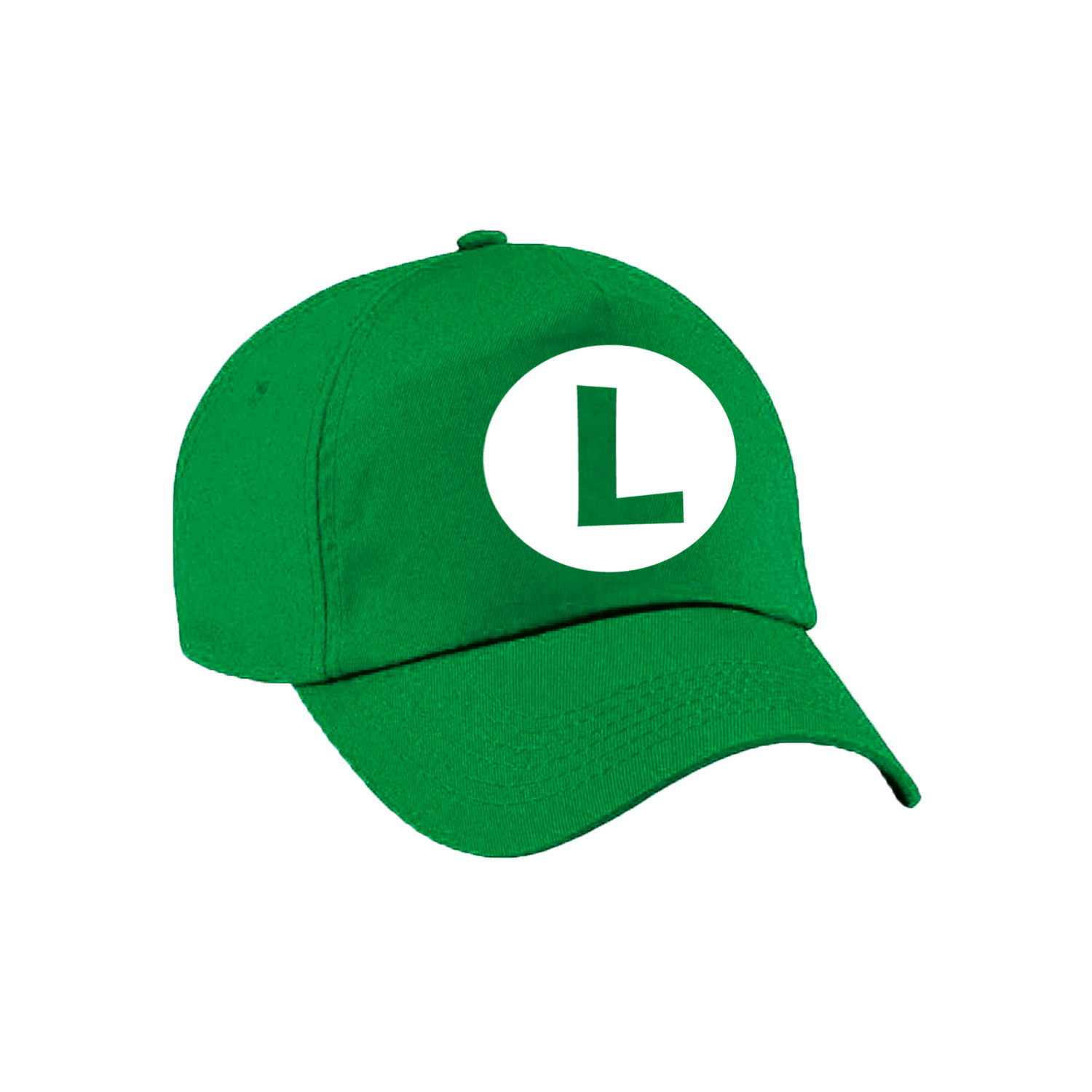 Verkleed pet / carnaval pet Luigi groen voor kinderen