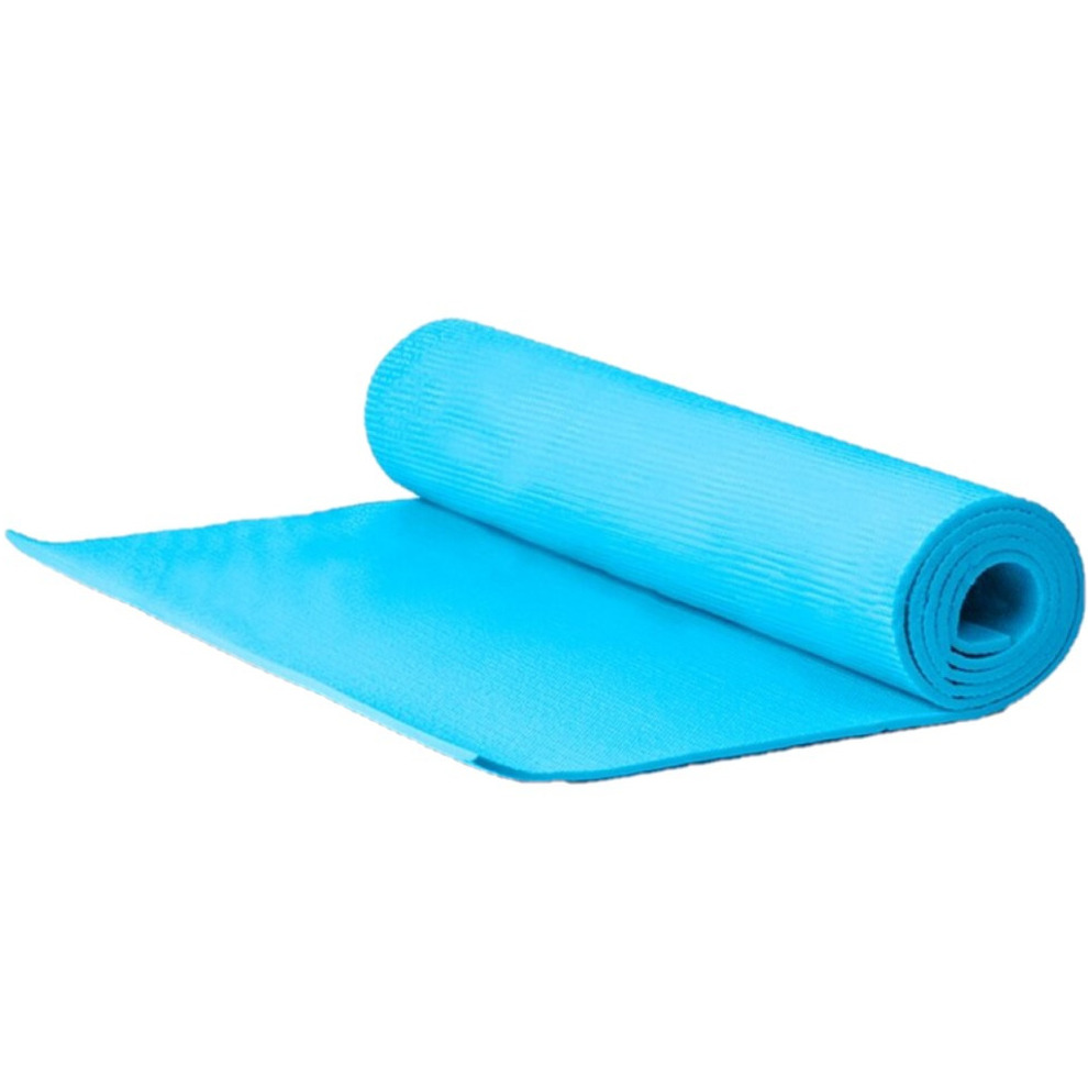 Yogamat-fitness mat blauw 183 x 60 x 1 cm