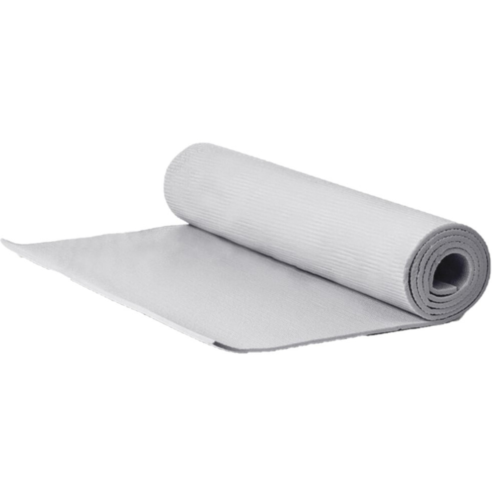 Yogamat-fitness mat grijs 173 x 60 x 0.6 cm